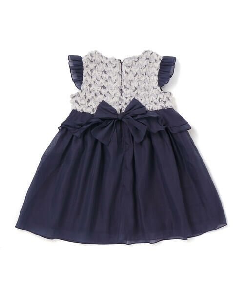 SLAP SLIP / スラップ スリップ ミニ丈・ひざ丈ワンピース | ふわふわオーガンジーフリルリボンペプラムドレス風ジャンパースカート(90~130cm) | 詳細2