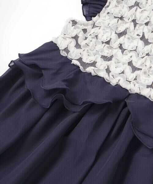 SLAP SLIP / スラップ スリップ ミニ丈・ひざ丈ワンピース | ふわふわオーガンジーフリルリボンペプラムドレス風ジャンパースカート(90~130cm) | 詳細4
