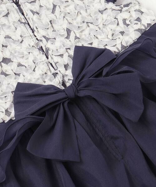 SLAP SLIP / スラップ スリップ ミニ丈・ひざ丈ワンピース | ふわふわオーガンジーフリルリボンペプラムドレス風ジャンパースカート(90~130cm) | 詳細5