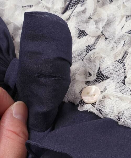 SLAP SLIP / スラップ スリップ ミニ丈・ひざ丈ワンピース | ふわふわオーガンジーフリルリボンペプラムドレス風ジャンパースカート(90~130cm) | 詳細6