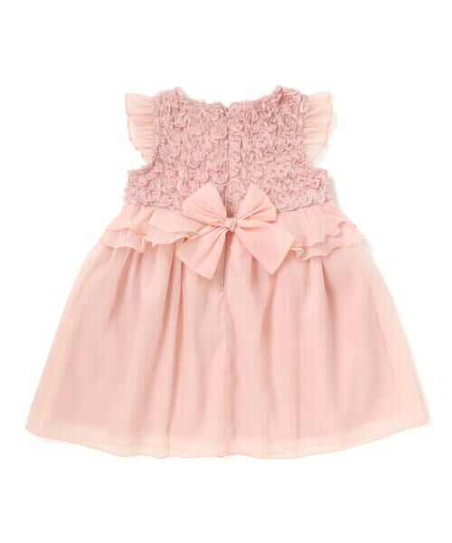 SLAP SLIP / スラップ スリップ ミニ丈・ひざ丈ワンピース | ふわふわオーガンジーフリルリボンペプラムドレス風ジャンパースカート(90~130cm) | 詳細15