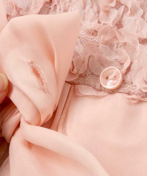 SLAP SLIP / スラップ スリップ ミニ丈・ひざ丈ワンピース | ふわふわオーガンジーフリルリボンペプラムドレス風ジャンパースカート(90~130cm) | 詳細17