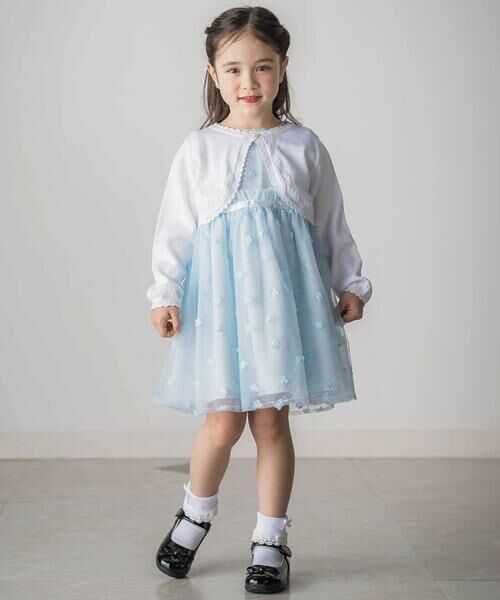 SLAP SLIP / スラップ スリップ ミニ丈・ひざ丈ワンピース | お花チュールワンピース(110~130cm) | 詳細4