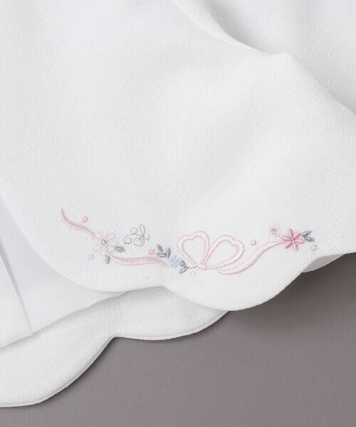 SLAP SLIP / スラップ スリップ ノーカラージャケット | 袖折り返しレース刺しゅう裾スカラップボレロ(110~130cm) | 詳細8