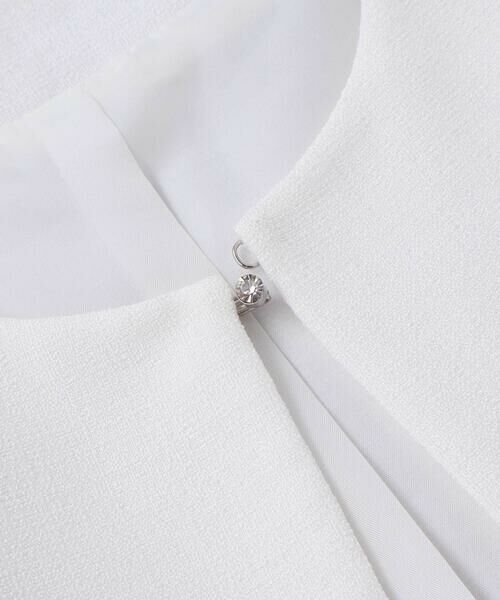 SLAP SLIP / スラップ スリップ ノーカラージャケット | 袖折り返しレース刺しゅう裾スカラップボレロ(110~130cm) | 詳細6