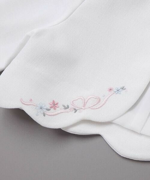 SLAP SLIP / スラップ スリップ ノーカラージャケット | 袖折り返しレース刺しゅう裾スカラップボレロ(110~130cm) | 詳細7