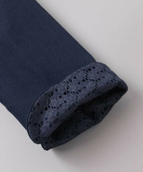 SLAP SLIP / スラップ スリップ ノーカラージャケット | 袖折り返しレース刺しゅう裾スカラップボレロ(110~130cm) | 詳細19