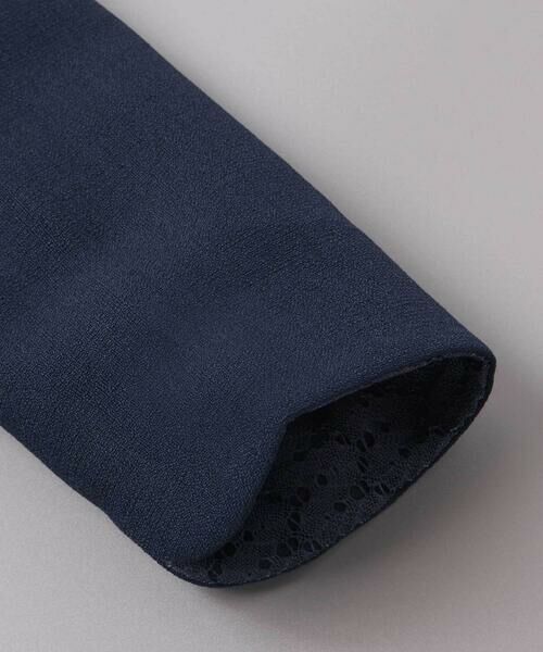 SLAP SLIP / スラップ スリップ ノーカラージャケット | 袖折り返しレース刺しゅう裾スカラップボレロ(110~130cm) | 詳細20