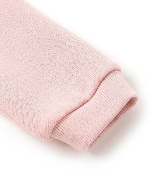 SLAP SLIP / スラップ スリップ スウェット | イチゴチェリーパッチ刺しゅうリボン付き裾ボアトレーナー(80~130cm) | 詳細12