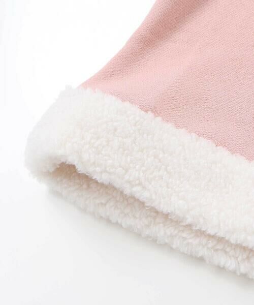 SLAP SLIP / スラップ スリップ スウェット | イチゴチェリーパッチ刺しゅうリボン付き裾ボアトレーナー(80~130cm) | 詳細13