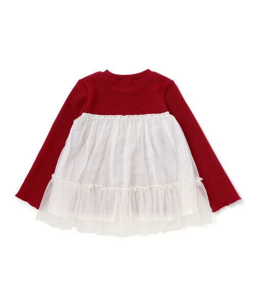 SLAP SLIP / スラップ スリップ スウェット | キラキラきらめくお星さまふんわりチュールトレーナー(80~130cm) | 詳細2