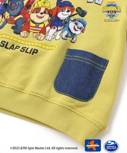 SLAP SLIP / スラップ スリップ スウェット | 【「パウ・パトロール」スピンオフ・シリーズ「ラブル&クルー」×SLAPSLIP】デニムポケットトレーナー(90~130cm) | 詳細16