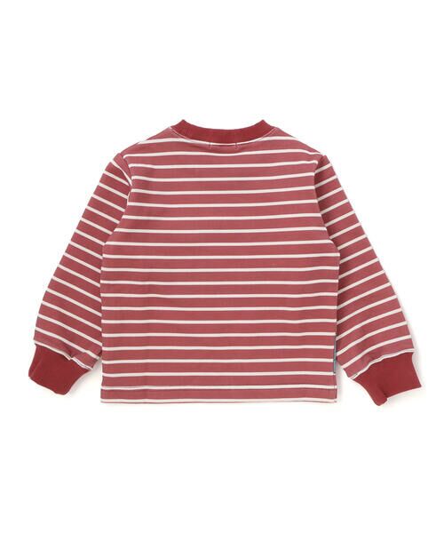 SLAP SLIP / スラップ スリップ スウェット | 【「パウ・パトロール」スピンオフ・シリーズ「ラブル&クルー」×SLAPSLIP】フロントプリントボーダートレーナー(90~130cm) | 詳細2