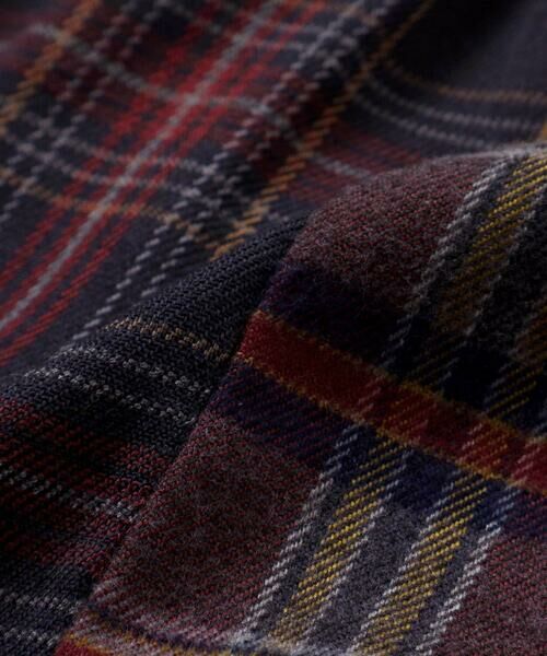 SLAP SLIP / スラップ スリップ スウェット | 【お揃い】ハートいっぱい刺しゅうモチーフ切り替えチェックドッキングトレーナー(80~130cm) | 詳細14