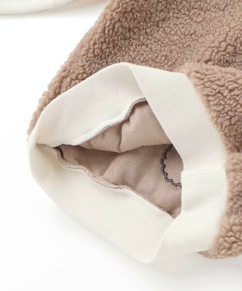 SLAP SLIP / スラップ スリップ スウェット | 恐竜クマウサギアニマルフェイスボア切り替えトレーナー(80~120cm) | 詳細8