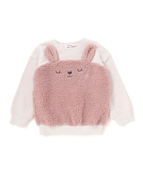 SLAP SLIP / スラップ スリップ スウェット | 恐竜クマウサギアニマルフェイスボア切り替えトレーナー(80~120cm) | 詳細18