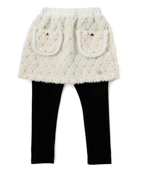 SLAP SLIP / スラップ スリップ ミニ・ひざ丈スカート | 【お揃い】もこもこキラキラボアスカッツ(80~130cm) | 詳細4