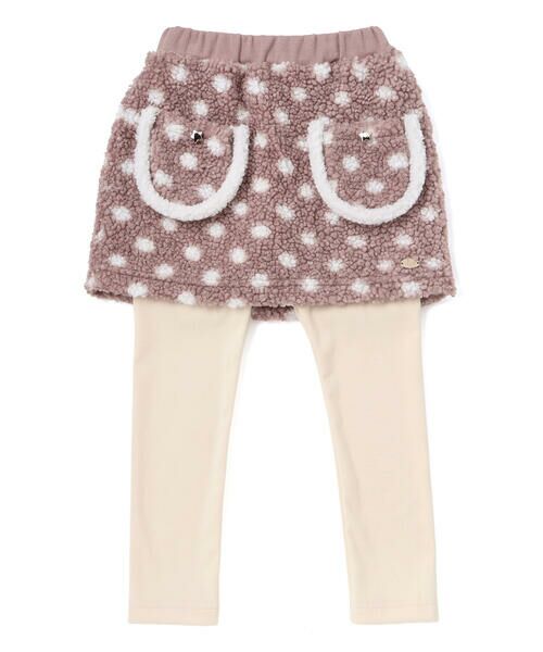 SLAP SLIP / スラップ スリップ ミニ・ひざ丈スカート | 【お揃い】もこもこキラキラボアスカッツ(80~130cm) | 詳細8