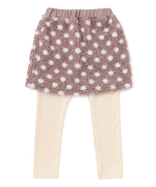 SLAP SLIP / スラップ スリップ ミニ・ひざ丈スカート | 【お揃い】もこもこキラキラボアスカッツ(80~130cm) | 詳細9