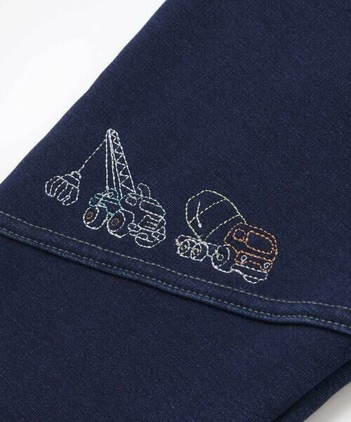 SLAP SLIP / スラップ スリップ デニムパンツ | グングンのぼるよはたらくくるま刺しゅうロングパンツ(80~130cm) | 詳細11