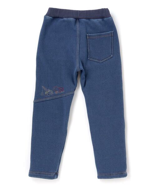 SLAP SLIP / スラップ スリップ デニムパンツ | グングンのぼるよはたらくくるま刺しゅうロングパンツ(80~130cm) | 詳細16