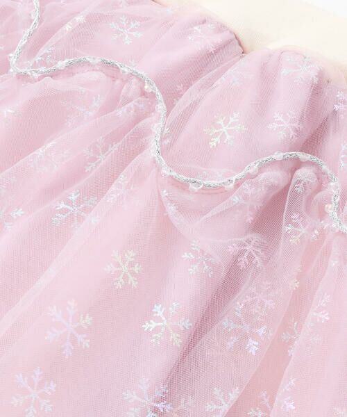 SLAP SLIP / スラップ スリップ その他パンツ | ふわふわドット雪柄チュールセミフレアスカッツ(80~120cm) | 詳細4