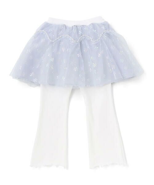 SLAP SLIP / スラップ スリップ その他パンツ | ふわふわドット雪柄チュールセミフレアスカッツ(80~120cm) | 詳細7
