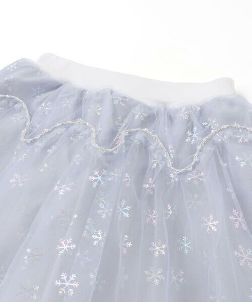 SLAP SLIP / スラップ スリップ その他パンツ | ふわふわドット雪柄チュールセミフレアスカッツ(80~120cm) | 詳細8