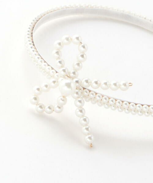 SLAP SLIP / スラップ スリップ カチューシャ・カチューム・その他 | パールビーズお花レースカチューシャ | 詳細4
