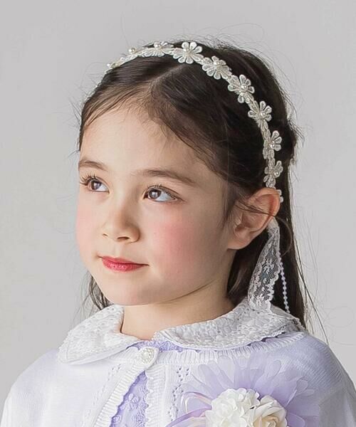 SLAP SLIP / スラップ スリップ カチューシャ・カチューム・その他 | パールビーズお花レースカチューシャ | 詳細7