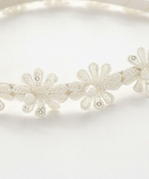 SLAP SLIP / スラップ スリップ カチューシャ・カチューム・その他 | パールビーズお花レースカチューシャ | 詳細11