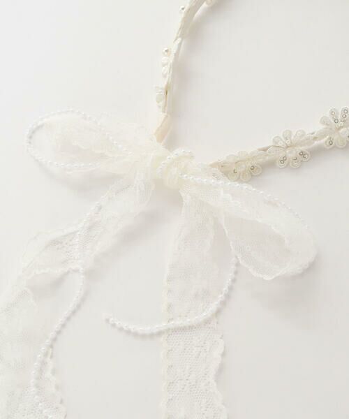 SLAP SLIP / スラップ スリップ カチューシャ・カチューム・その他 | パールビーズお花レースカチューシャ | 詳細13