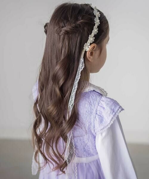 SLAP SLIP / スラップ スリップ カチューシャ・カチューム・その他 | パールビーズお花レースカチューシャ | 詳細9