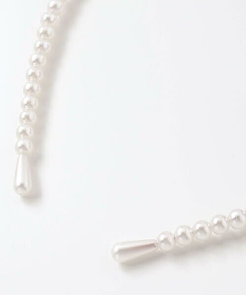 SLAP SLIP / スラップ スリップ カチューシャ・カチューム・その他 | リボン付きパールビーズカチューシャ | 詳細6