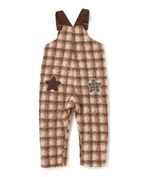 SLAP SLIP / スラップ スリップ サロペット・オールインワン | フロントポケットもこもこボアサロペット(80~110cm) | 詳細17