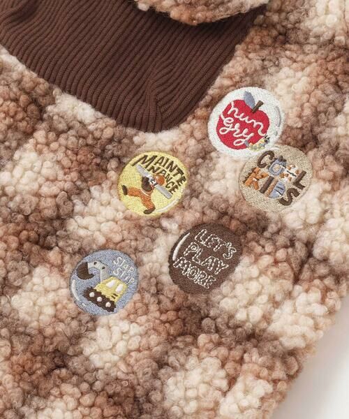 SLAP SLIP / スラップ スリップ サロペット・オールインワン | フロントポケットもこもこボアサロペット(80~110cm) | 詳細18