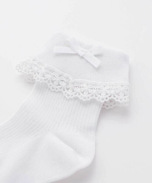SLAP SLIP / スラップ スリップ ソックス | 折り返しレースリボンソックス(13~21cm) | 詳細3