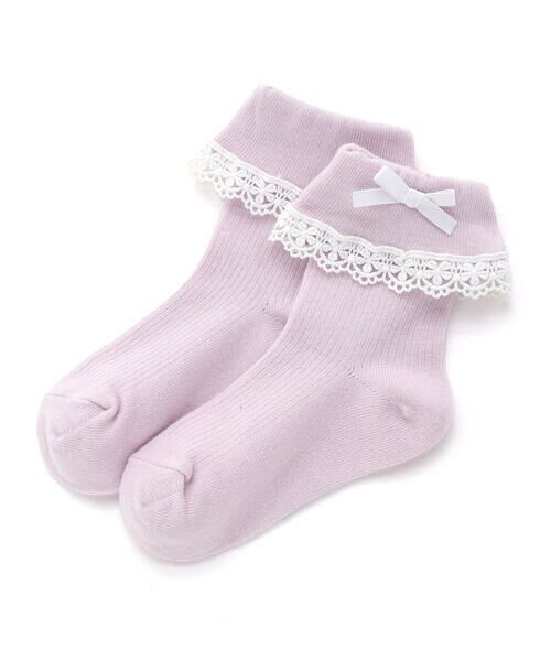 SLAP SLIP / スラップ スリップ ソックス | 折り返しレースリボンソックス(13~21cm) | 詳細7