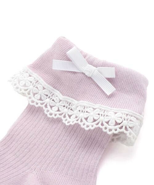 SLAP SLIP / スラップ スリップ ソックス | 折り返しレースリボンソックス(13~21cm) | 詳細8