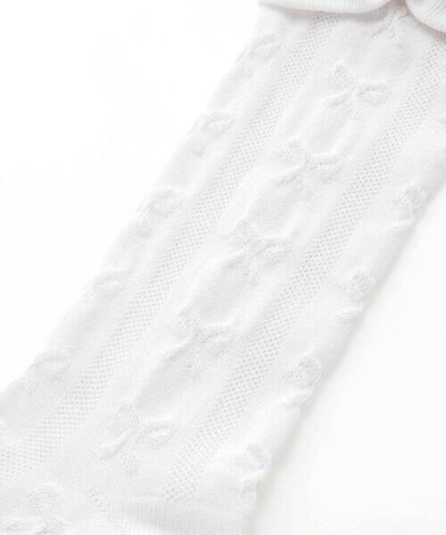 SLAP SLIP / スラップ スリップ ソックス | パールビーズ付き折り返しリボンハイソックス(13~21cm) | 詳細4