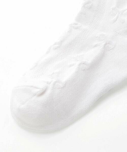 SLAP SLIP / スラップ スリップ ソックス | パールビーズ付き折り返しリボンハイソックス(13~21cm) | 詳細5