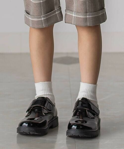 SLAP SLIP / スラップ スリップ スニーカー | エナメルマジックベルトシューズ(17~19cm) | 詳細1