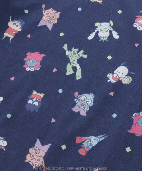 SLAP SLIP / スラップ スリップ Tシャツ | 【原作クレヨンしんちゃん×はぴだんぶい×SLAPSLIP】フロントプリント半袖Tシャツ+総柄長袖Tシャツ2点セット(80~120cm) | 詳細9