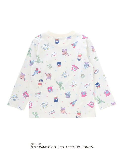 SLAP SLIP / スラップ スリップ Tシャツ | 【原作クレヨンしんちゃん×はぴだんぶい×SLAPSLIP】フロントプリント半袖Tシャツ+総柄長袖Tシャツ2点セット(80~120cm) | 詳細18