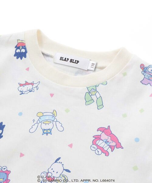 SLAP SLIP / スラップ スリップ Tシャツ | 【原作クレヨンしんちゃん×はぴだんぶい×SLAPSLIP】フロントプリント半袖Tシャツ+総柄長袖Tシャツ2点セット(80~120cm) | 詳細19