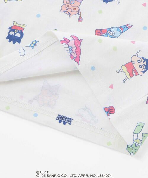 SLAP SLIP / スラップ スリップ Tシャツ | 【原作クレヨンしんちゃん×はぴだんぶい×SLAPSLIP】フロントプリント半袖Tシャツ+総柄長袖Tシャツ2点セット(80~120cm) | 詳細21