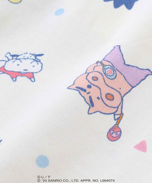 SLAP SLIP / スラップ スリップ Tシャツ | 【原作クレヨンしんちゃん×はぴだんぶい×SLAPSLIP】フロントプリント半袖Tシャツ+総柄長袖Tシャツ2点セット(80~120cm) | 詳細23