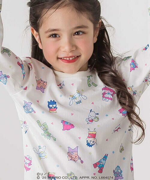 SLAP SLIP / スラップ スリップ Tシャツ | 【原作クレヨンしんちゃん×はぴだんぶい×SLAPSLIP】フロントプリント半袖Tシャツ+総柄長袖Tシャツ2点セット(80~120cm) | 詳細14