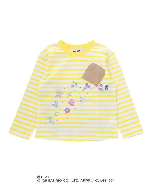 SLAP SLIP / スラップ スリップ Tシャツ | 【原作クレヨンしんちゃん×はぴだんぶい×SLAPSLIP】デニムポケット付きバックプリントTシャツ(80~120cm) | 詳細16