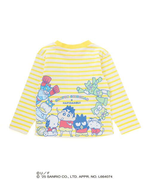 SLAP SLIP / スラップ スリップ Tシャツ | 【原作クレヨンしんちゃん×はぴだんぶい×SLAPSLIP】デニムポケット付きバックプリントTシャツ(80~120cm) | 詳細17